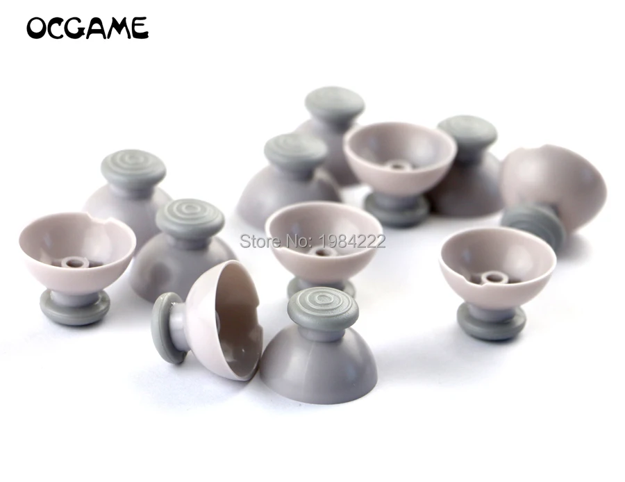 Ocgame левой Thumbsticks Захваты Thumb Джойстик Крышка для NGC GameCube GC контроллер серый 120 шт./лот
