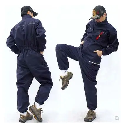 

S-4XL HOT 2019 Spring New Men clothing Multi-pocket work wear coverall wear-resisting jumpsuit casual loose Pants Plus size