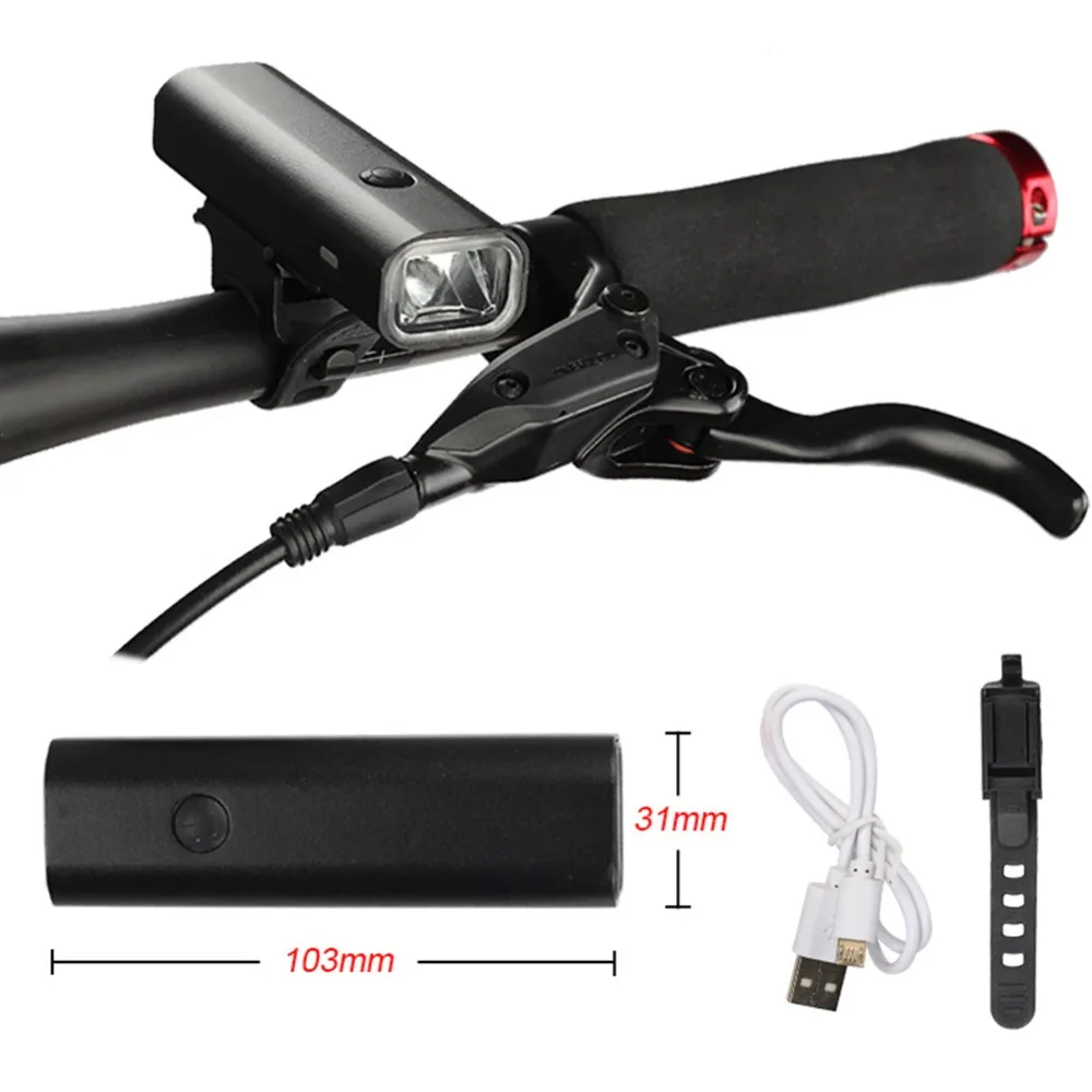 

400LM Waterproof LED Lighting Bicycle Headlight Safe Warning Rear Lamp Portable Aluminium Alloy Bike Lights