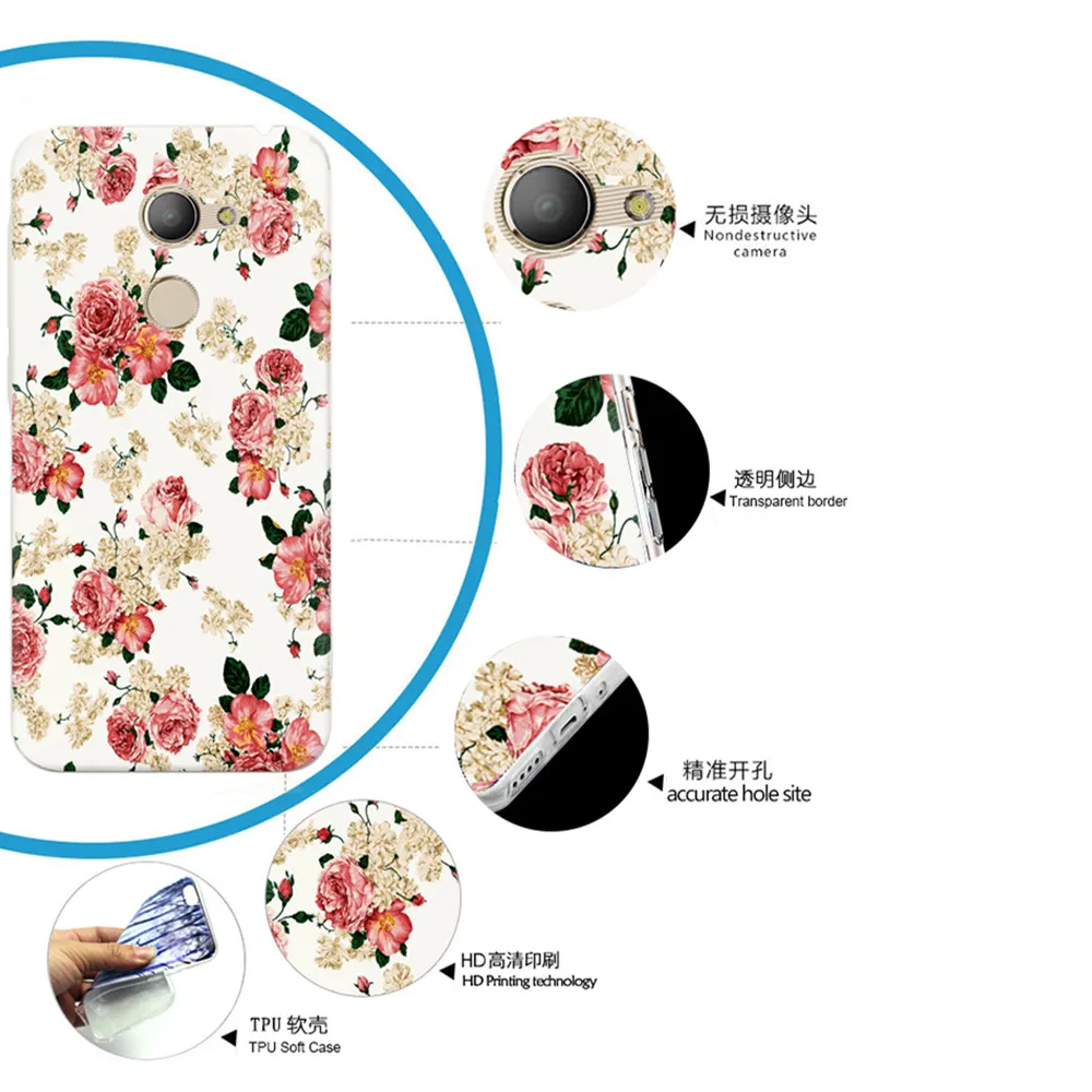 Vodafone Smart N8 Case silicone cover Cool pattern Cute animal Cartoon soft TPU case for Vodafone Smart N8 VFD610 cover 5.0\