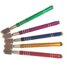 170 мм Профессиональный алюминий Ручка стальное стекло горный хрусталь самосмазывающаяся подача масла заостренный стеклянный резак резка ремесло инструмент