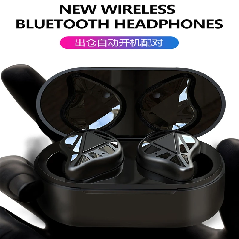 

YULUBU T8 Wireless Earphone TWS Sport Bluetooth 5.0 Headset Touch Control True Earbuds Bass 6D Stereo Head-free for ios android