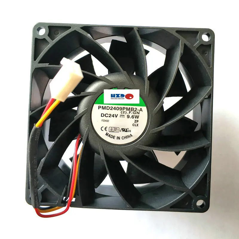 Инверторный охлаждающий вентилятор hzdo PMD2409PMB2 A (2).F.GN 92*92*38 мм 24 В постоянного тока 9