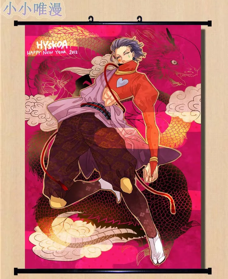 Японский Аниме Охотник х персонажи Hisoka & Illumi Zoldyck Kalluto домашний Декор стены
