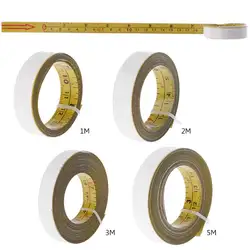 Дюймовая и метрическая самоклеящаяся лента, измеряющая стальную пилу, направляющая для резки линейки