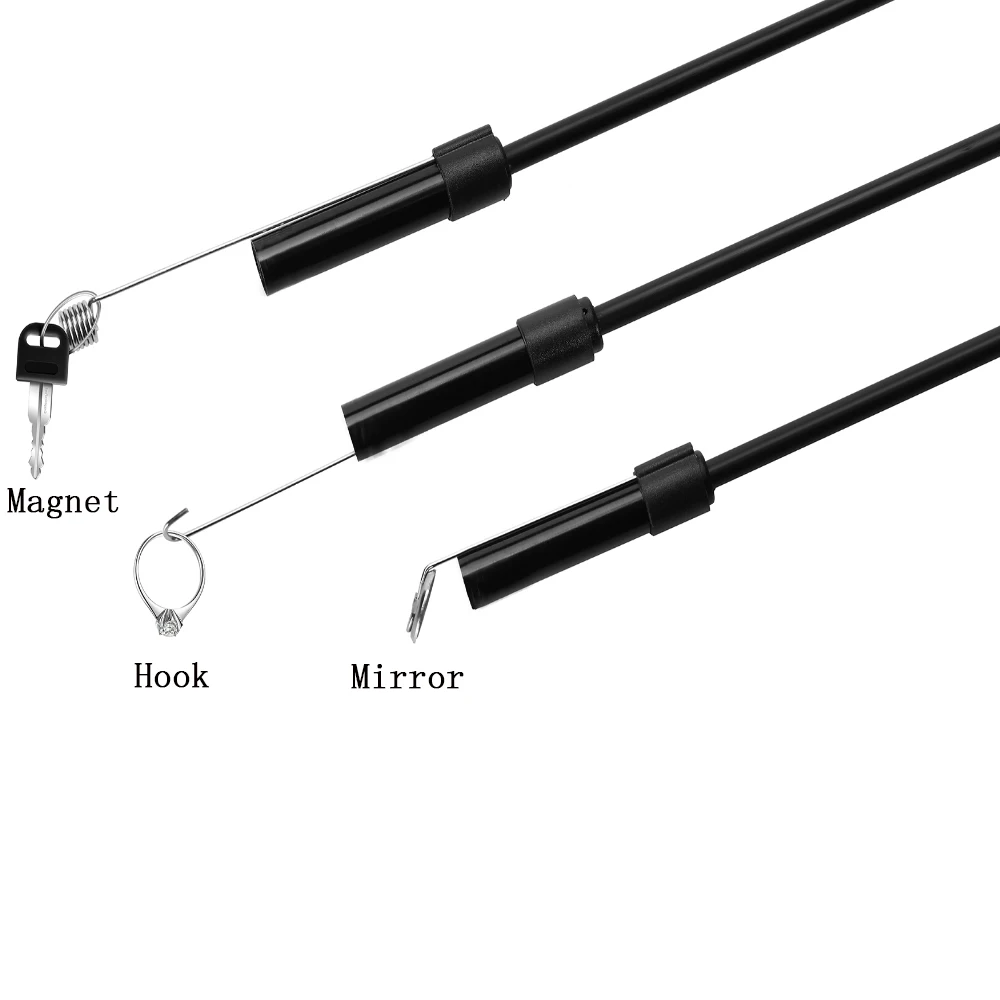 Chanseon New WIFI Endoscope Camera 8mm 8 LED HD 2.0MP 1M Mini Waterproof Wireless Borescope Camera For Android PC IOS Endoscope