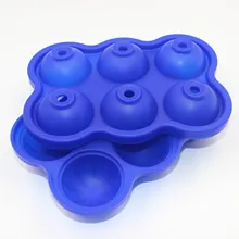 6 отверстий силиконовый виски со льдом хоккейная форма лоток для льда с крышкой лоток для льда силиконовая форма льда кубик лоток для шоколада