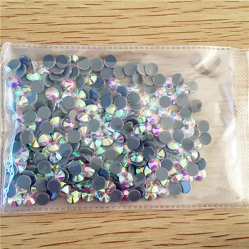 

CrystalAB,Rose Pink etc Hot Fix Rhinestones Crystals SS30 Flatback Strass Stones Iron Grey Back Rhinestone For Bags/Garment/Shoe