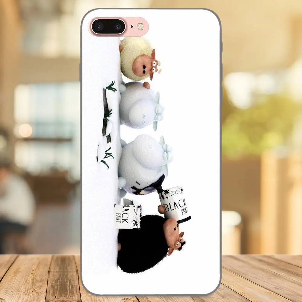 Маленькая овечка I Love You для Samsung Galaxy Note 4 8 9 G313 S3 S4 S5 S6 S7 S8 S9 S10 Edge Plus Lite I9082 мягкий