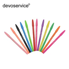 12 шт./компл. 12 Цвет художественный маркер для Kawaii воды Цвет хайлайтер цифровым пером для детей Подарки канцелярские офисные школьные принадлежности, блокноты