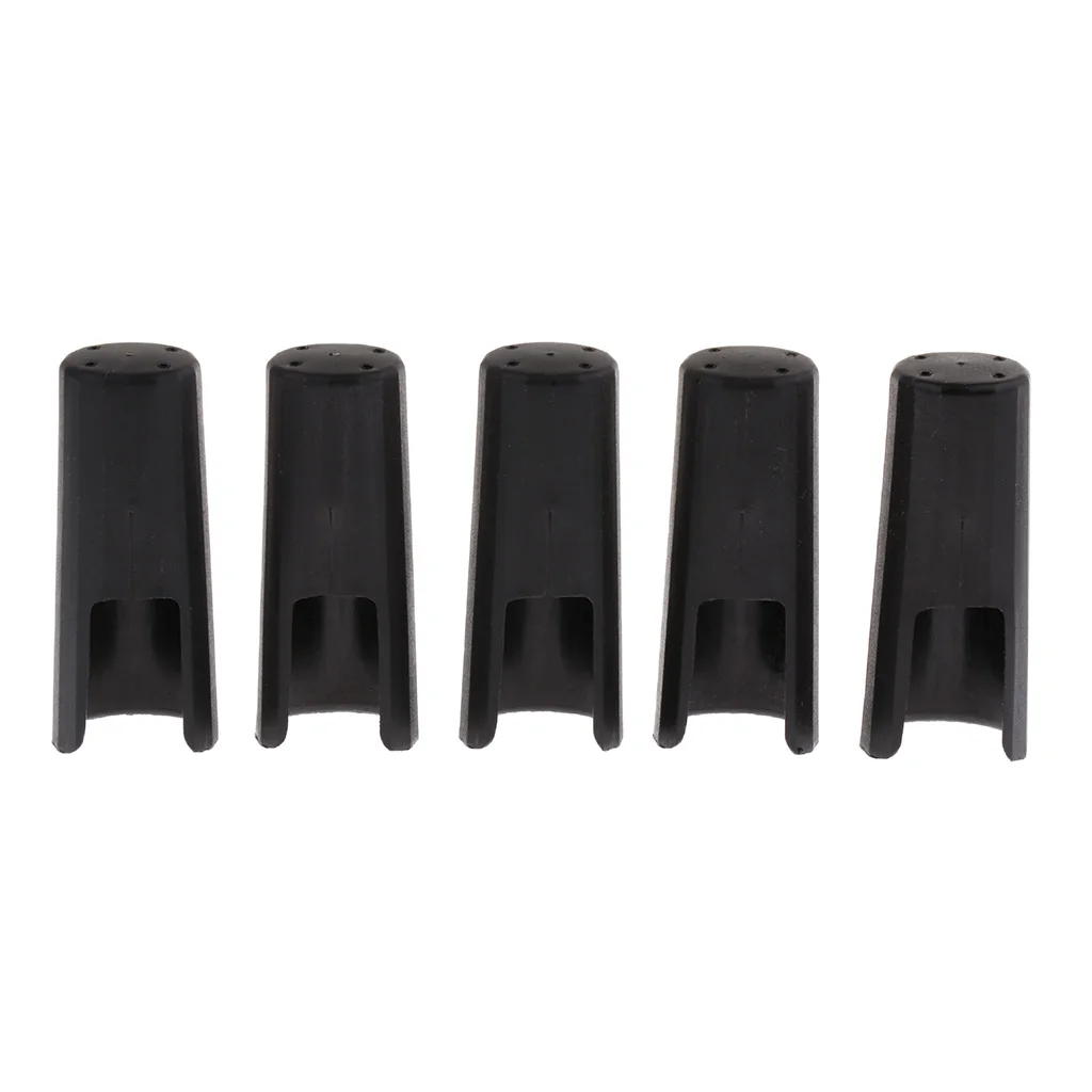 Pack of 10 Saxophone Mouthpiece Caps Buckle Patches Pads Cap for Sax Lovers