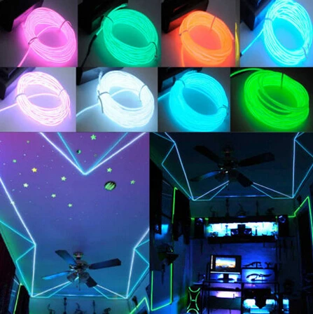 retail selling led strips gadget six color 3m flexible discount led rope lights