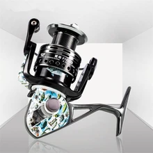 Лидер продаж! Новая двойная подшипниковая структура спиннинговая Катушка высокой мощности металлическая Рыболовная катушка 14BB шариковые подшипники 5:5:1 спиннинговая Рыболовная катушка