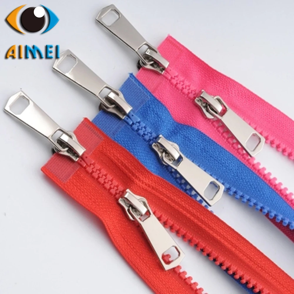 Factory Direct Sales 5 Resin Double Open Open End Zipper Down Jacket School Uniform Waterproof