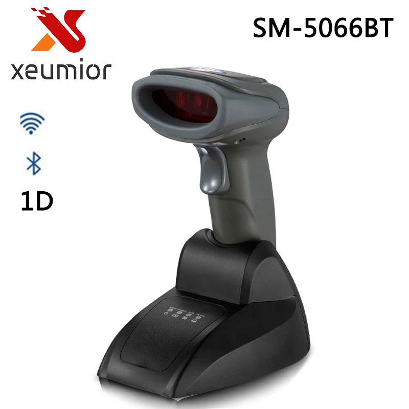 

32 Bit 1D Wireless Bluetooth Barcode Scanner POS Laser Barcode Reader for IOS Android Windows
