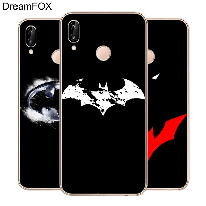 DREAMFOX M060 Бэтмен Мягкий ТПУ силиконовый чехол для huawei Honor 6A 6C 6X 7C 7X8 Lite Pro |