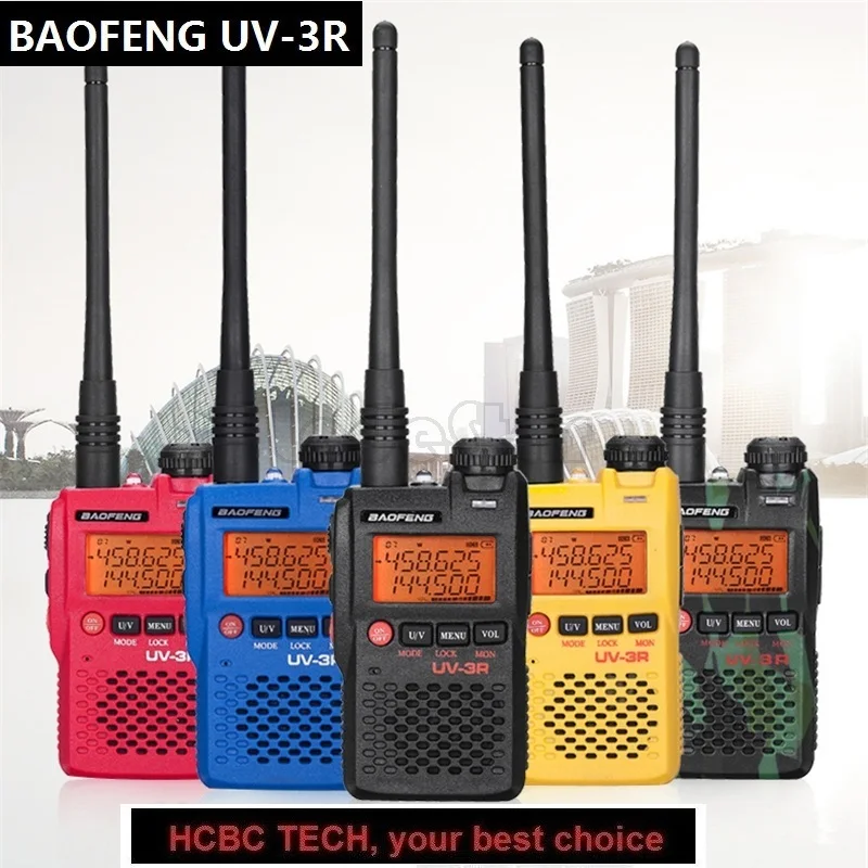 Новинка BAOFENG UV-3R мини рация UHF VHF портативная CB радиостанция HF трансивер USB зарядка 3R UV3R Woki Toki