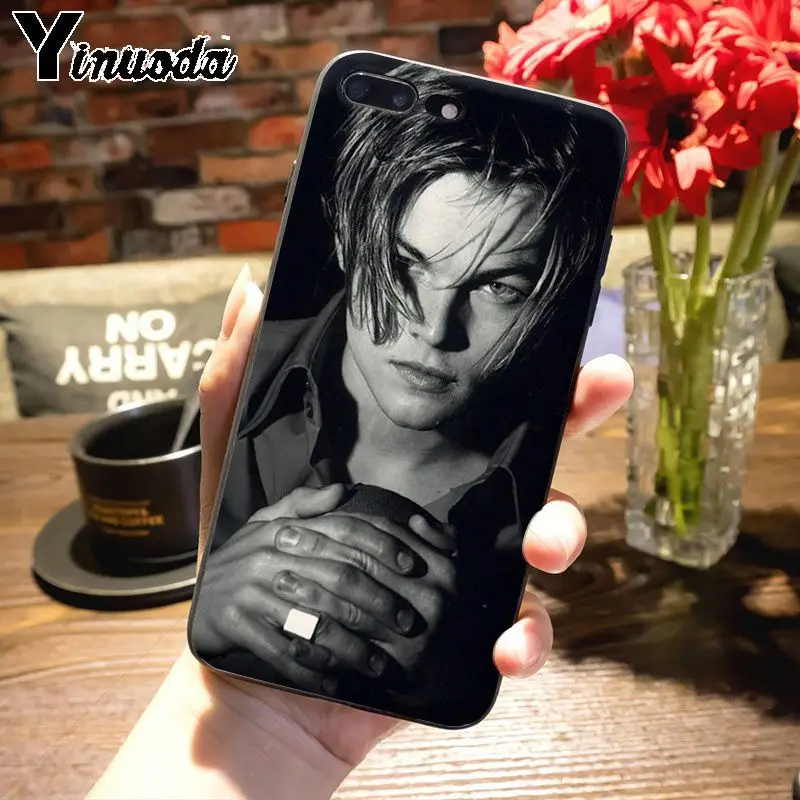 Yinuoda Leonardo DiCaprio young Super Star Топ детальный чехол для телефона для iPhone 7plus 6S 7 8 8Plus X xs max xr 5S 11pro чехол