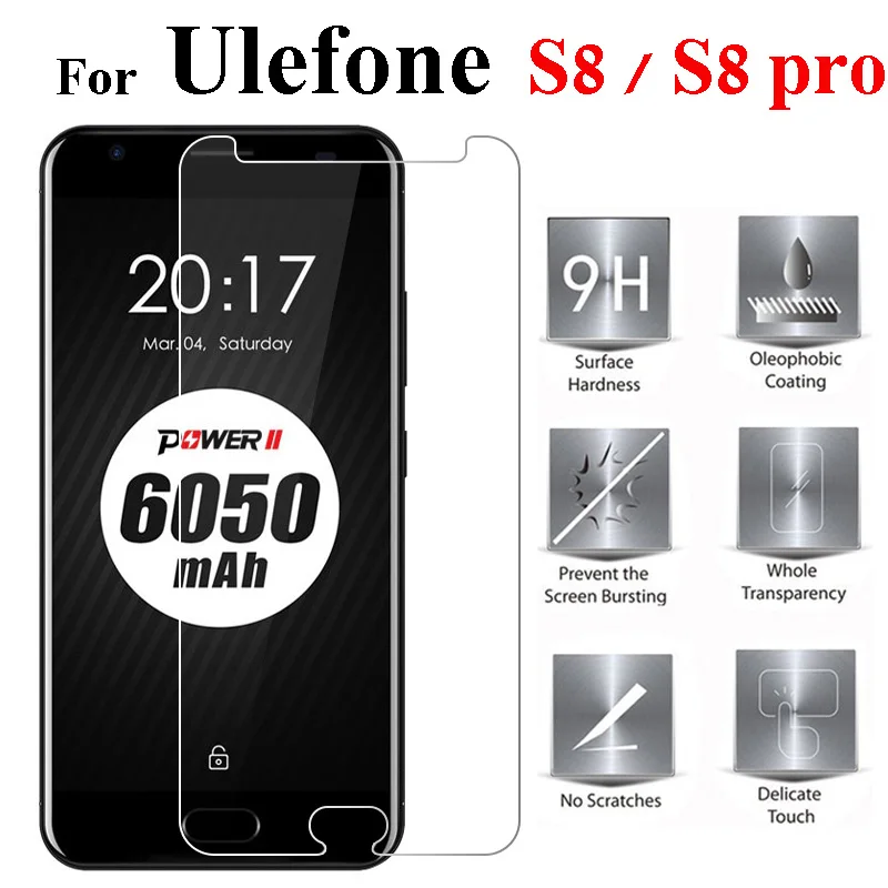 Для ulefone s8 pro Защитное стекло для power 2 Броня 5 x s 8 протектор экрана закаленное 9h
