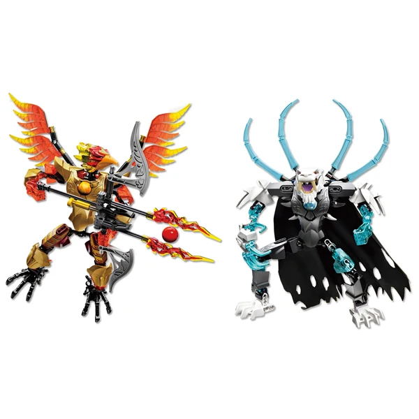 2 коробки Chimaed Fire Phoenix King Master Tiger 816 экшн фигурка строительный блок лучший подарок