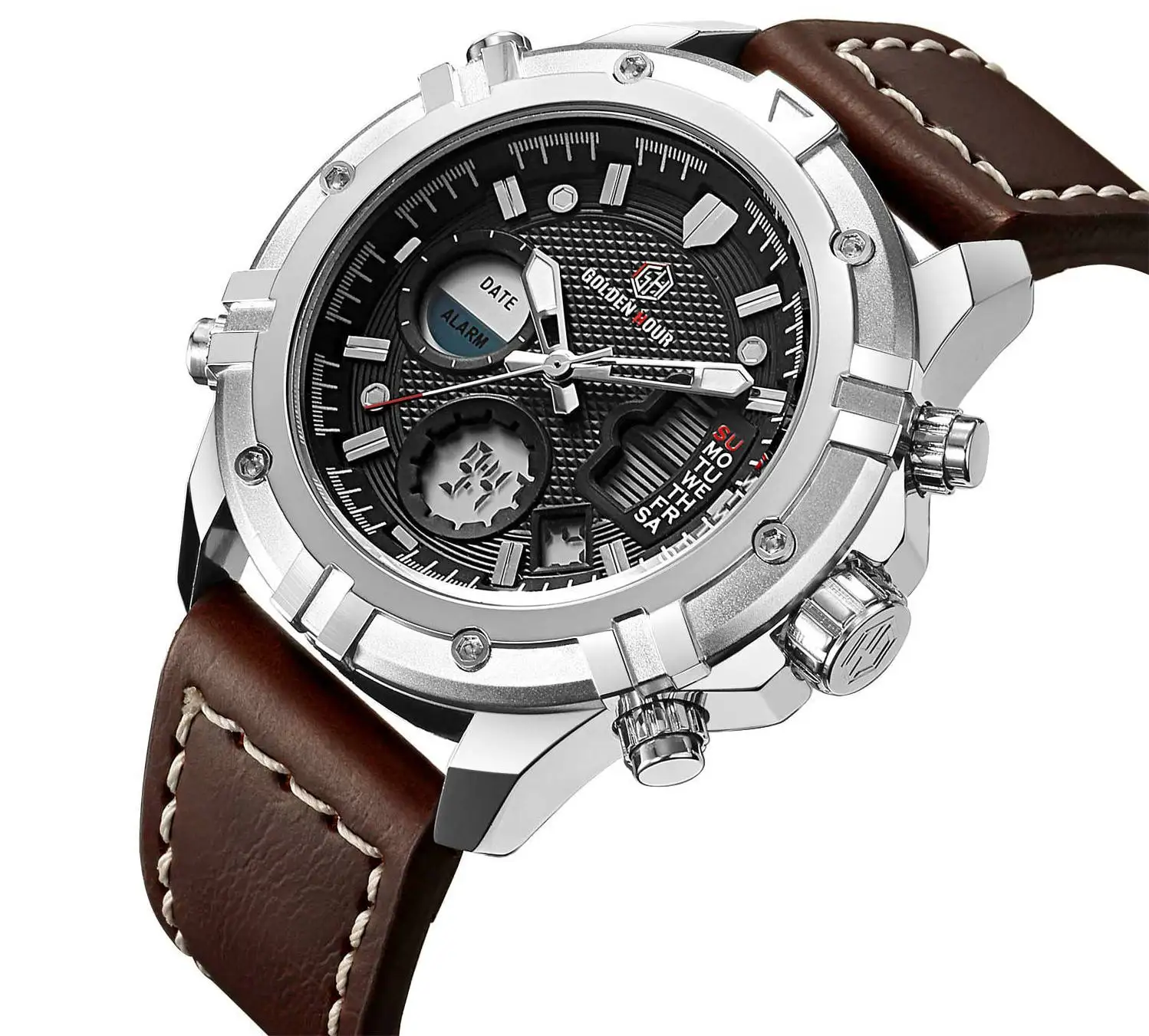 digital watch dual time