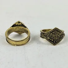 Темная душа 3 кольца Подарочное кольцо игрушечные украшения Винтажные кольца унисекс панк косплей реквизит