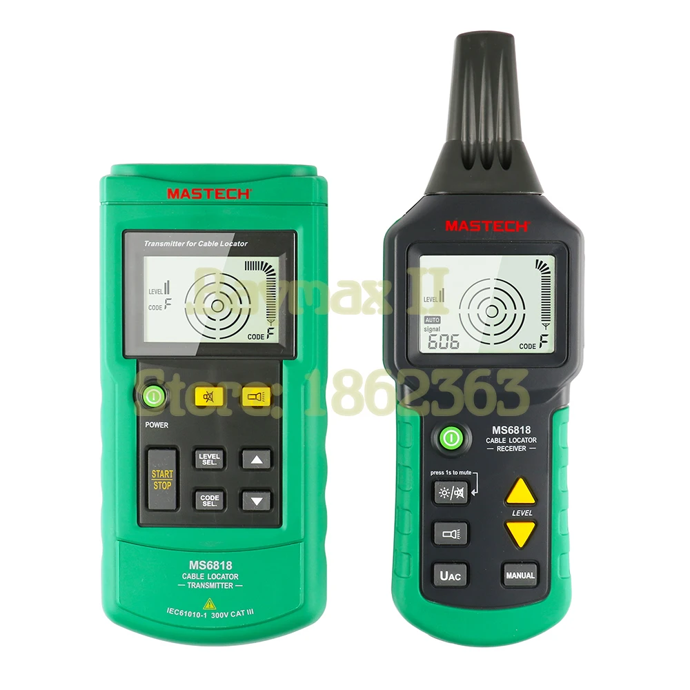 Mastech MS6818 zaawansowany wykrywacz przewodów, lokalizator kabli do ...