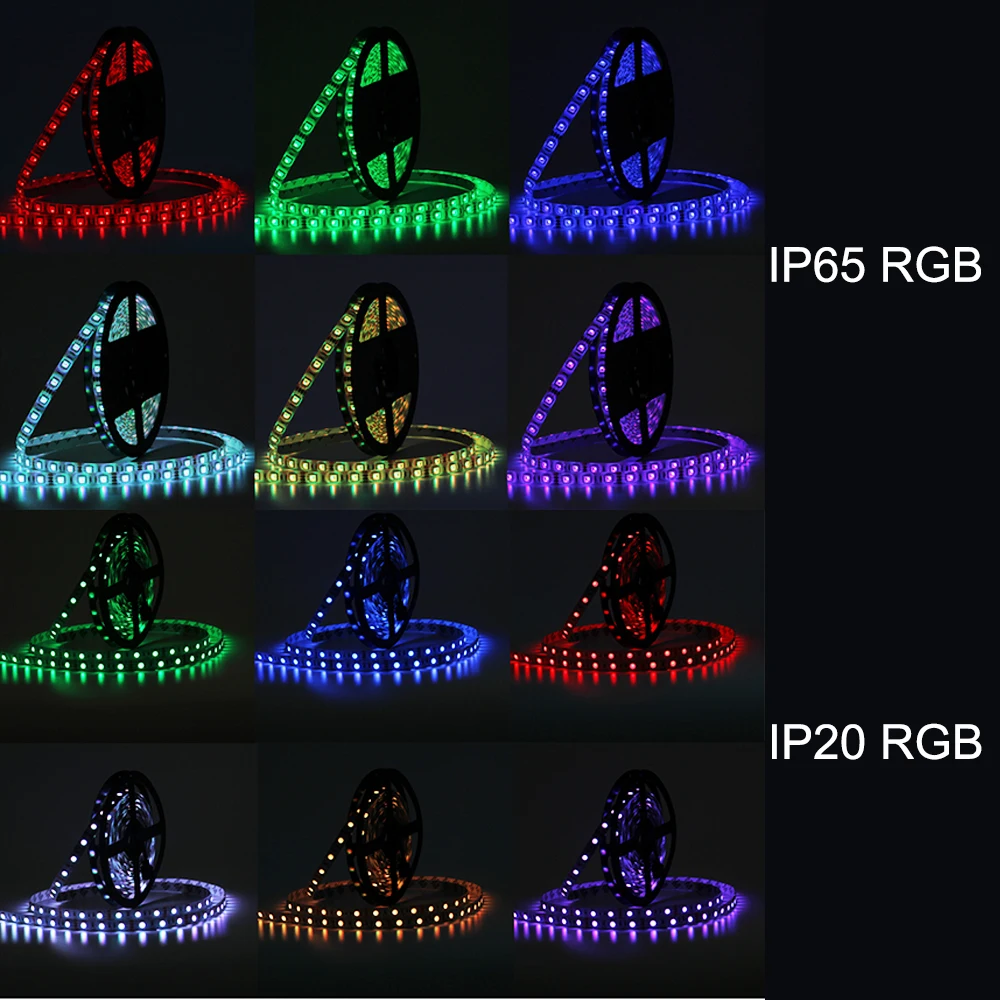 24 В Светодиодная лента 5050 60 Светодиодный s/m 5 м Светодиодная лента RGB белый, теплый белый, холодный белый светодиодный гибкий светильник IP20 IP65