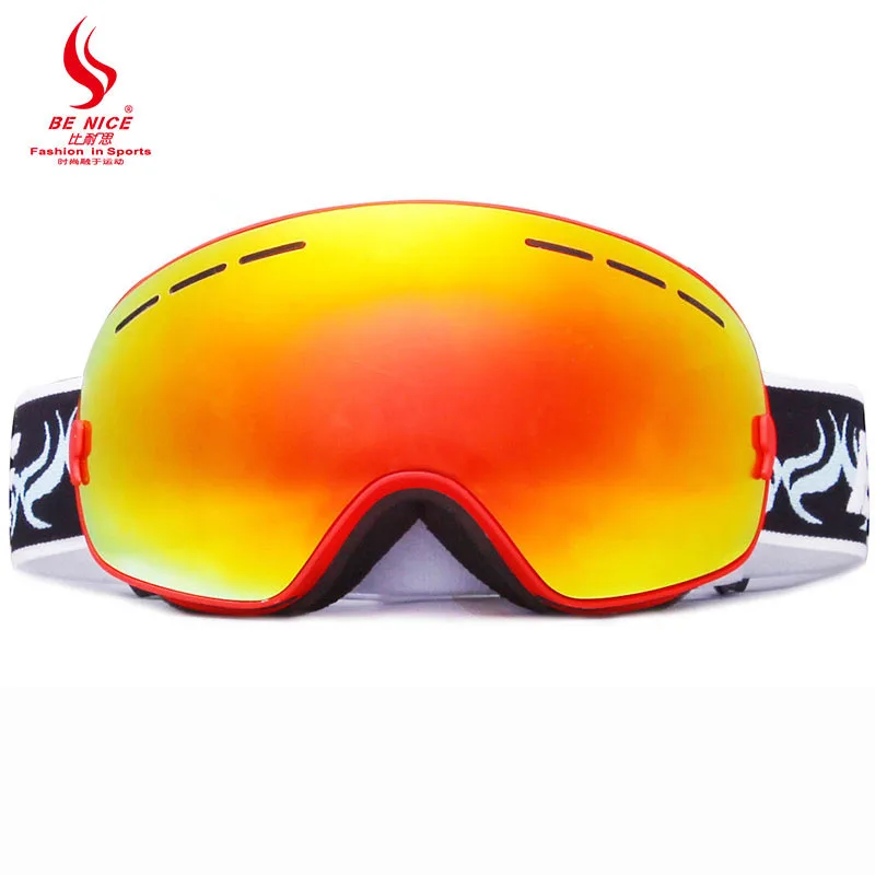 2018 Spherical Ski Goggles Polarized Unisex Adult Outdoor Sports Anti