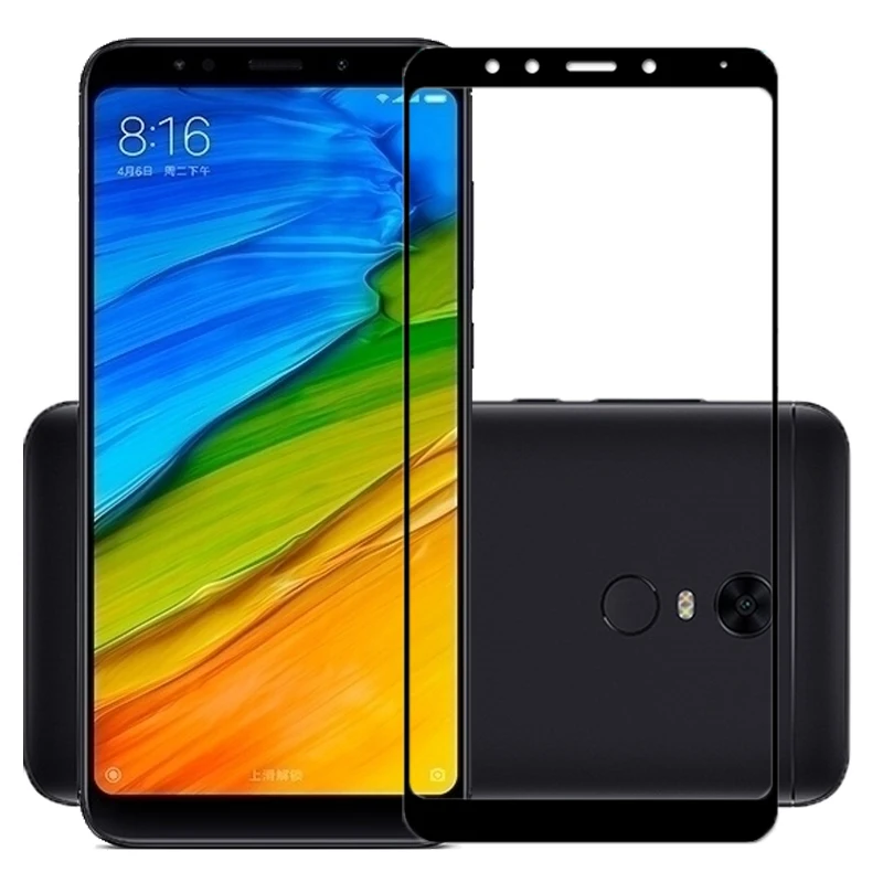 3D Full Cover Tempered Glass For Xiaomi Redmi 5 Plus Screen Protector 9H Protective Film for Guard | Мобильные телефоны и