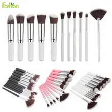 Top Quality Makeup Brushes Set For Cosmetic Blusher Powder Foundation Eyeshadow Lip Maquiagem Pincel 11pcs/lot Make Up Brush Kit