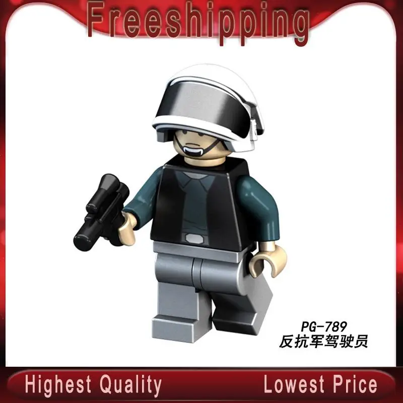 

Single Sale PG789 Ki-Adi-Mundi Rey Old Luke Tie Fighter Pilot Stormtrooper Star Wars Building Blocks Children Gift Toys