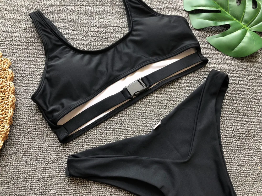 1896-3 Bikinis Women Swimsuit High Waist Bathing Suit Plus Size Swimwear Push Up Bikini Set Vintage Beach Wear