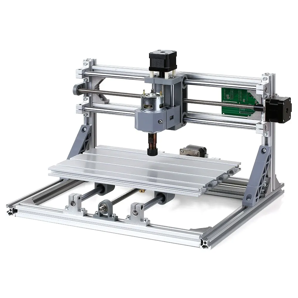 

DIY CNC Router Kit 2-in-1 Mini Engraving Machine PCB PVC Plastic Acrylic Wood Carving Milling Engraving Machine with ER11 Collet
