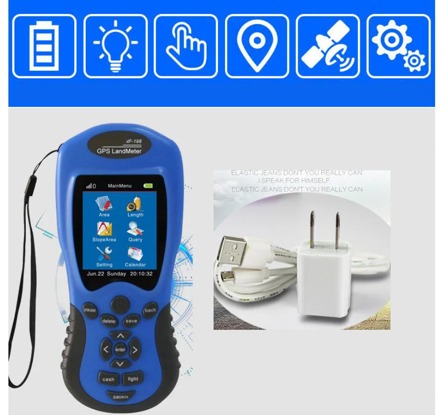 High Quality NF 198 GPS survey equipment use for Farm Land Surveying