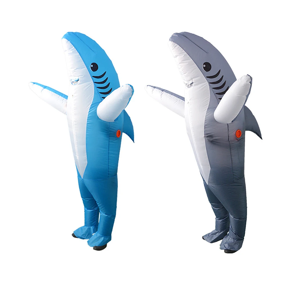 

Inflatable Suit Shark Costume Shark Mascot Unisex Adult Animal Fancy Dress Men Outfit Cosplay Suit