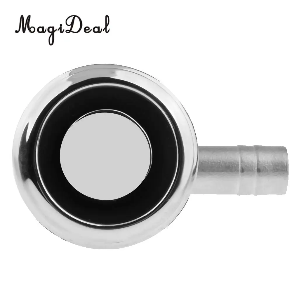 90/°Stainless Steel Marine Boat Flush Mount Oil Fuel Gas Tank Vent for 5//8 Hose Fuel Gas Tank Vent