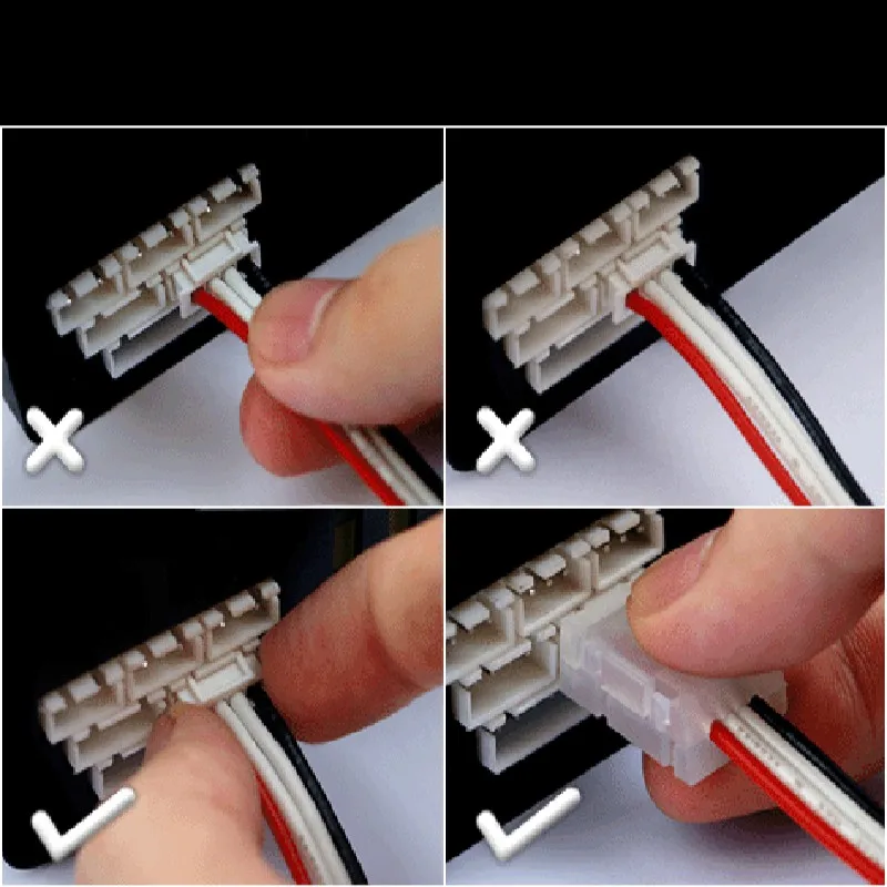 

25pcs/lot Model lithium Polymer Lipo battery balancing head protector AB buckle clip 2-6s rc parts