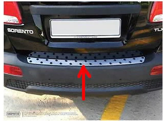 Задняя накладка на бампер предохранительные щитки для KIA SORENTO 2011 2012|sill plate|rear bumper