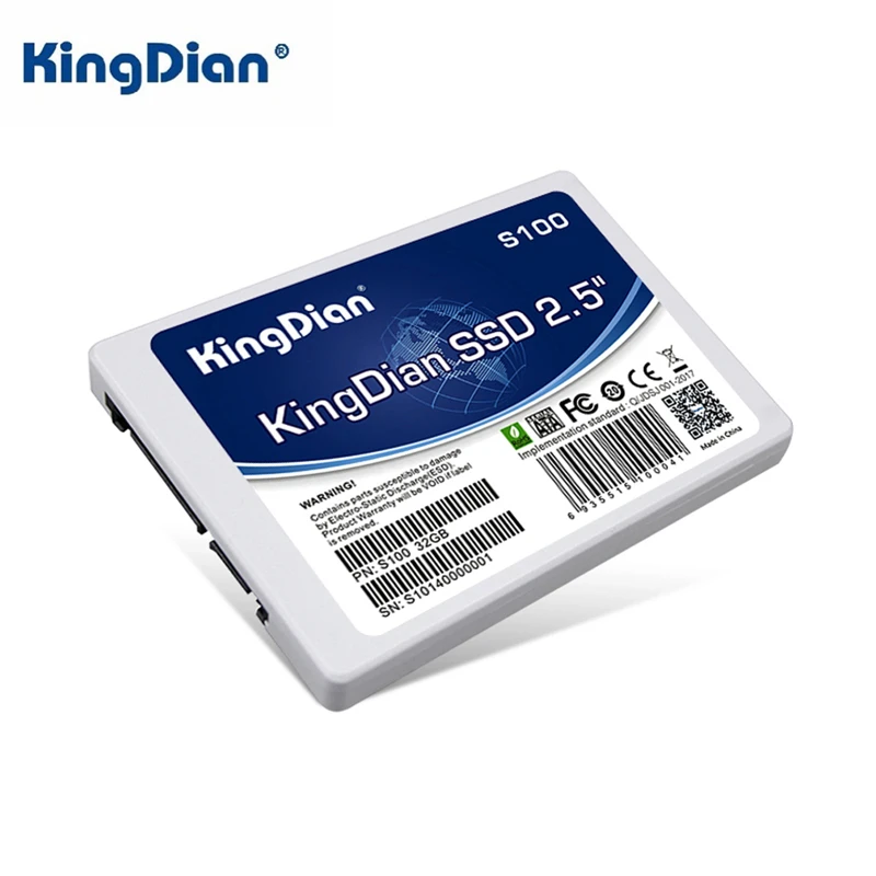 

KingDian 2.5 Inch 32GB High Speed SSD With SATA2 Interface S100 32G SSD High-speed Solid State Hard Drive For Notebook