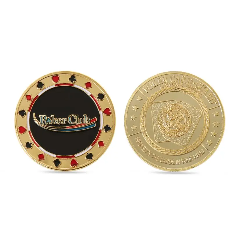 Из Металла банкир Пресс карты фишки для покера Texas холдем сувенир Юбилейные монеты