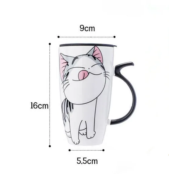Dessin Animé Chats Mignons Et Vecteur De Tasse De Café