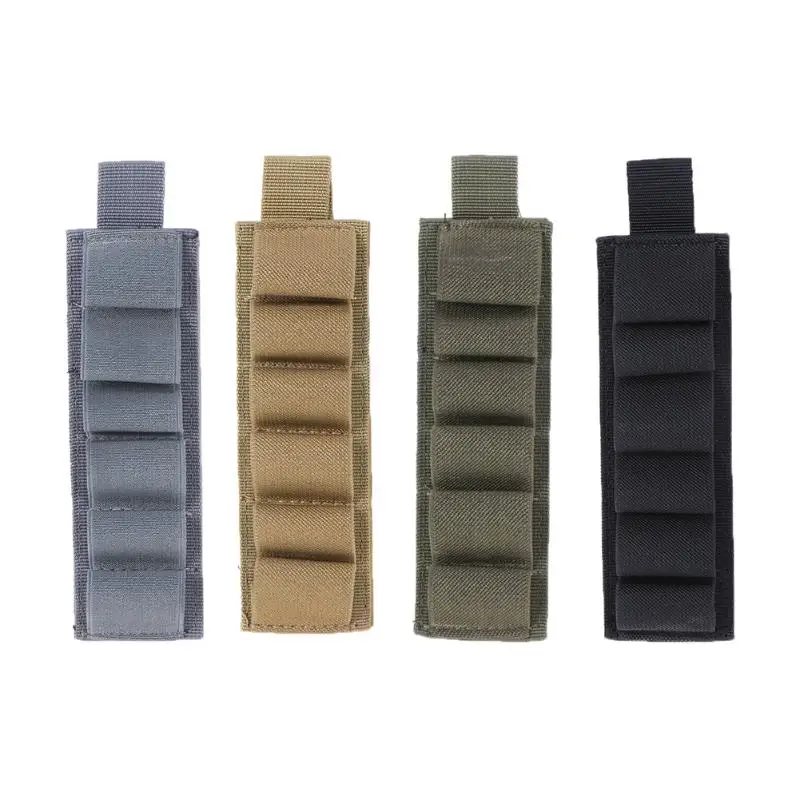 

Waterproof Airsson 6Gauge Bullet Ammo Cartridge PouchHunting Molle Shotgun Shells Holder Military Shooting Arm Band Bullet Pouch