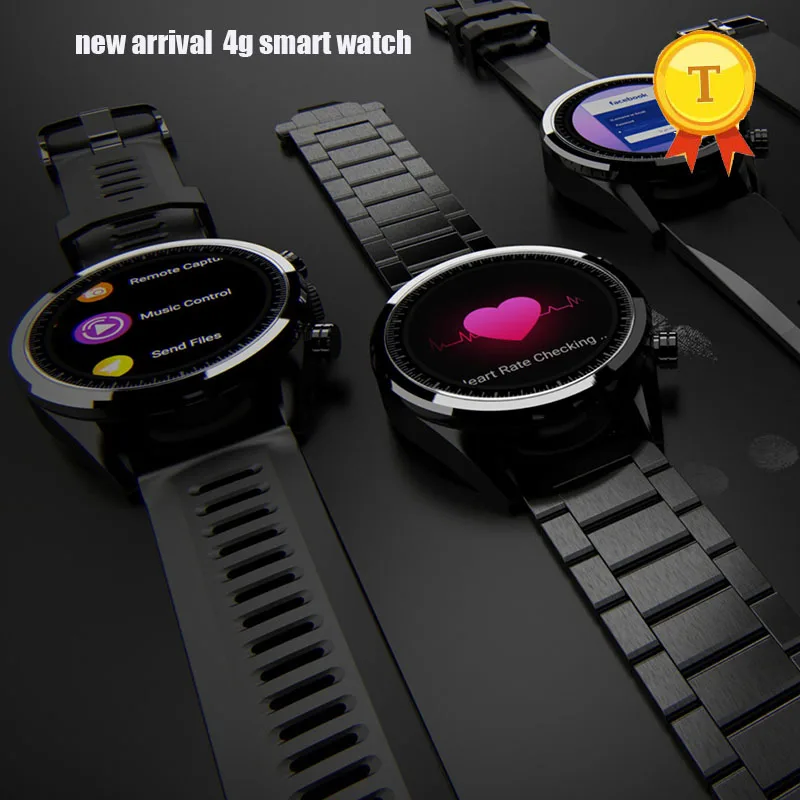 Смарт часы с металлическим ремешком 1 39 дюйма AMOLED дисплей 400*400 4G GPS Wi Fi пульсометр
