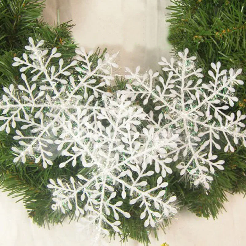 New-30x-White-Snowflake-Ornaments-Christmas-Tree-Decorations-For-Home-Festival-Party (1)