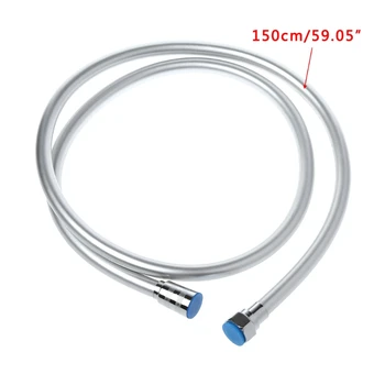 

HNGCHOIGE 1.5m PVC Flexible Shower Hose Bathroom Plumbing Explosion-proof Hand Held Pipe