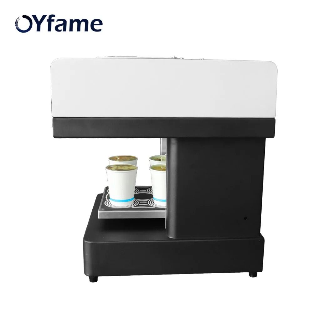 Автоматический кофейный принтер OYfame на 4 чашки художественный для кофе латте