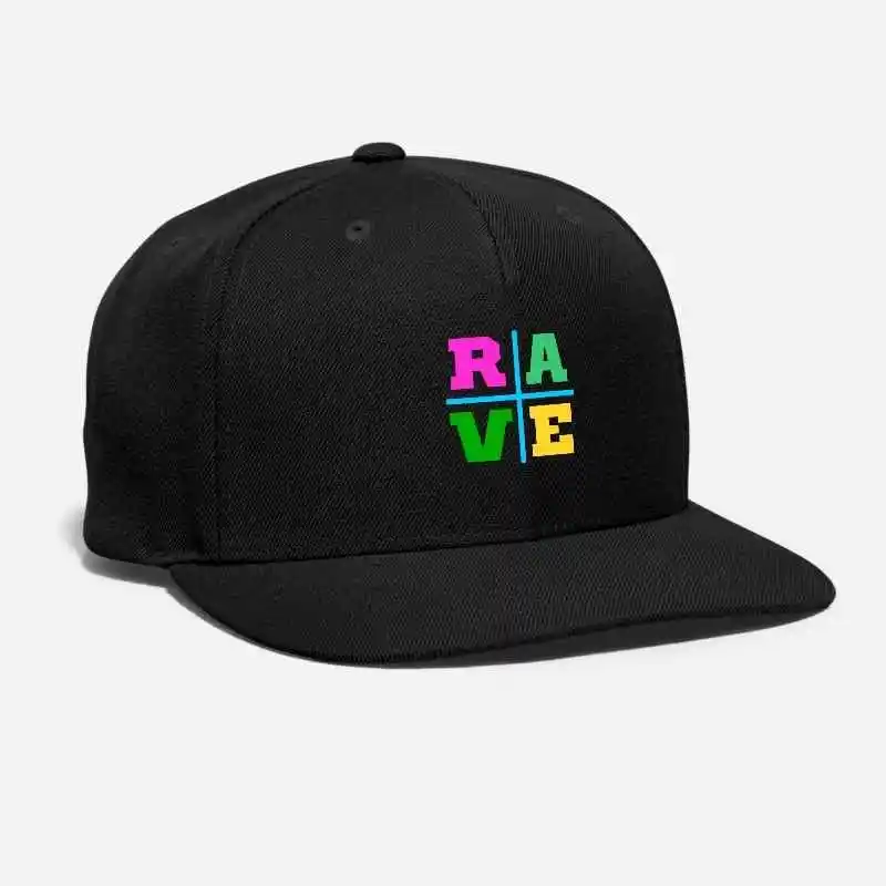 Регулируемая бейсболка rave star X с вышивкой индивидуальный глубокий дом раппер