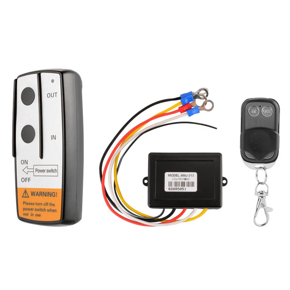 

12V Indicator Light Wireless Remote Control Winch Smart Truck Car Kit Universal Detector Handset For Jeep For ATV