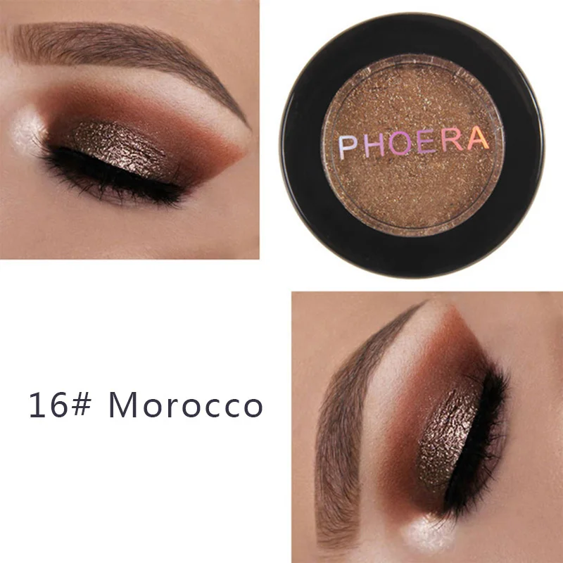 PHOERA Hot Make Up Pallete тени для век Палитра Блеск металлические тени для век Макияж Блеск Тени для век Косметика Тени для век Палитра TSLM2